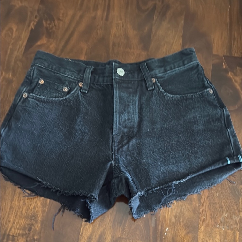 Levi Black Denim Women's Shorts